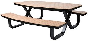 BEST Sitzgruppe Buddy, schwarz Kunststoff, Metall