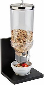 APS Müslispender Bridge Buche schwarz, silber 4,5 l