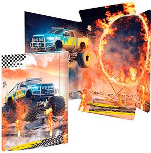 RNK-Verlag Zeichenmappe DIN A3 Monster Trucks, 1 St.