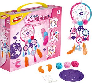 Joustra® Bastelset Einhorn Traumfänger mehrfarbig