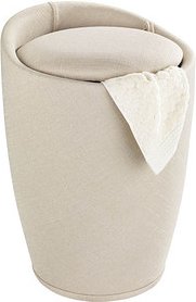 WENKO Badhocker mit Wäschesammler Candy 22834100 beige, 1 St.