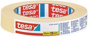 tesa ECONOMY Kreppband beige 19,0 mm x 50,0 m 1 Rolle