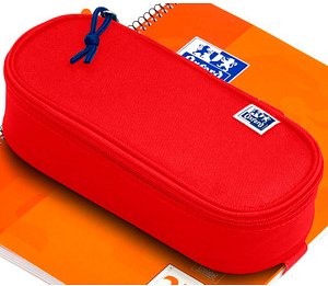 Thumbnail - OXFORD Schlampermäppchen rot, 23,0 x 11,0 cm