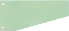 Wekre Trennstreifen Trapez grün, 190 g/qm Karton 24,0 x 10,5 / 6,0 cm, 100 St.