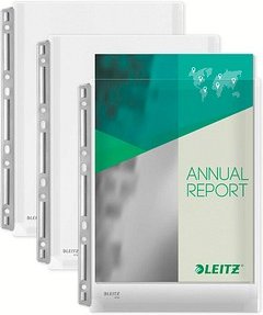 AKTION: 3 LEITZ Prospekthüllen DIN A4 transparent genarbt 0,17 mm mit Prämie nach Registrierung