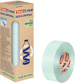 Thumbnail - tesa ECO & CRYSTAL Klebefilm transparent 19,0 mm x 10,0 m 8 Rollen