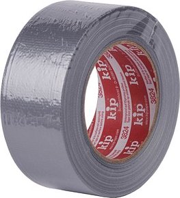 Thumbnail - kip® Steinband 3824 Gewebeband silber 50,0 mm x 50,0 m 1 St.