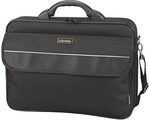 Thumbnail - LIGHTPAK Laptoptasche ELITE L Kunstfaser schwarz 46111 bis 43,2 cm (17 Zoll)
