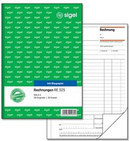 SIGEL Rechnung Formularbuch RE525, 1 St.