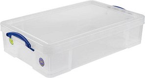 Thumbnail - Really Useful Box Aufbewahrungsbox 33,0 l transparent 71,0 x 44,0 x 16,5 cm, 1 St.