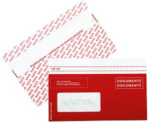 ELCO Lieferscheintaschen Quick Vitro Papier DIN lang 250 St.