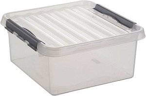 sunware Q-line Aufbewahrungsbox 18,0 l transparent 37,8 x 39,5 x 18,0 cm, 1 St.