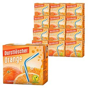 DURSTLÖSCHER Fruchtsaftgetränk Orange 12x 0,5 l