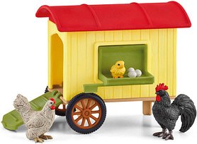 Schleich® Farm World 42572 Hühnerstall Spielfiguren-Set