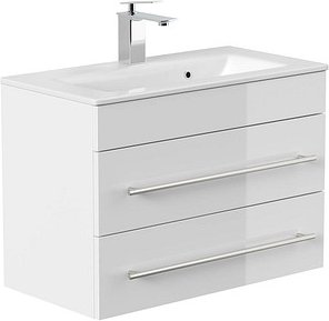 Thumbnail - POSSEIK Waschbecken mit Unterschrank PORTUS SLIMLINE 700 weiß glanz 70,0 x 36,0 x 49,6 cm