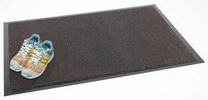 miltex Fußmatte Eazycare Rush aschgrau 90,0 x 150,0 cm