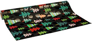 JUNG SCHÖNER VERPACKEN Geschenkpapier Montana Tannenbäume mehrfarbig, 20,0 m