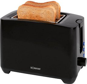 BOMANN TA 6065 CB Toaster schwarz