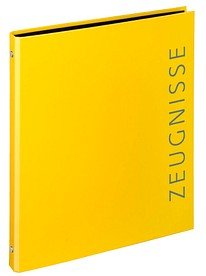 VELOFLEX VELOCOLOR® Ringbuch 4-Ringe gelb DIN A4, 1 St.