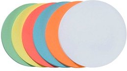 Thumbnail - FRANKEN Moderationskarten farbsortiert Ø 9,5 cm, 200 Blatt