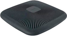 Thumbnail - Leitz Balancekissen Ergo Active, ergonomisch, bis 150 kg, waschbar, inkl. Luftpumpe, B 360 x T 360 x H 55 mm, dunkelgrau