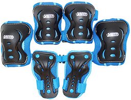 BEST®SPORTING Protektoren-Set Größe M blau, 1 Set