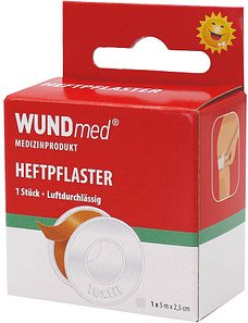 WUNDmed® Heftpflaster 02-083 beige 2,5 cm x 5,0 m, 1 St.