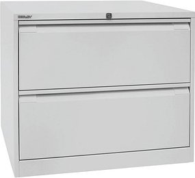 BISLEY Hängeregistraturschrank lichtgrau 2 Schubladen 80,0 x 62,2 x 71,1 cm, 1 St.