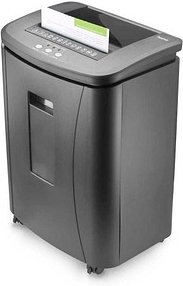 hama Safe Auto M1200 Aktenvernichter mit Partikelschnitt P-4, 4 x 20 mm, bis 120 Blatt, schwarz