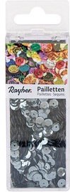 Rayher Streu-Pailletten taubenblau gewölbt Ø 6,0 mm, 4.000 St.