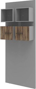Thumbnail - röhr Wandboard quantum grau, eiche 80,0 x 30,0 x 220,5 cm