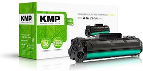KMP H-T112 schwarz Toner kompatibel zu HP 36A (CB436A)