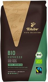 Thumbnail - Tchibo VISTA ESPRESSO Bio-Kaffeebohnen, Arabicabohnen kräftig, 1,0 kg