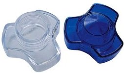 RUSSKA Tablettenmörser blau, transparent