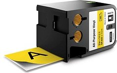 DYMO Schriftband XTL 1868775, 54 mm schwarz auf gelb