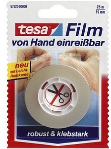 Thumbnail - tesa Klebefilm transparent 19,0 mm x 25,0 m 1 Rolle