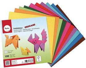 Rayher Faltblätter ORIGAMI mehrfarbig