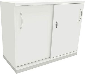 fm Schiebetürenschrank Sidney, 4260672331659 weiß 1 Fachboden 100,0 x 44,2 x 78,1 cm