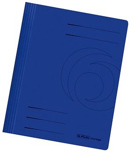 Thumbnail - herlitz Schnellhefter easy orga Karton dunkelblau DIN A4, 10 St.