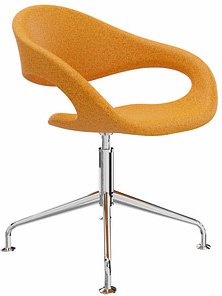 Thumbnail - fm Besucherstuhl Elan 4260761571379 orange Stoff, 1 St.