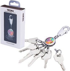 Thumbnail - TROIKA® Schlüsselanhänger COLORFUL LEAVES mehrfarbig