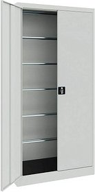 mauser Metallschrank BF 5 PLE - 7035/7035 lichtgrau 95,0 x 50,0 x 195,0 cm, aufgebaut, 1 St.