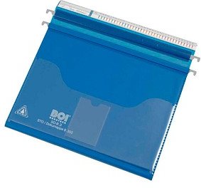 BOI Patienten-Dokumentations-Hängemappe 2-Ringe blau, 5 St.
