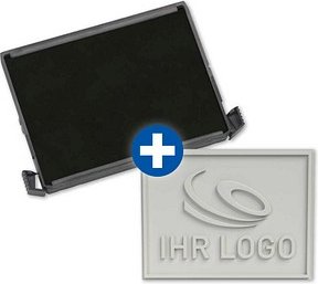 trodat Stempelplatte + integriertes Stempelkissen Ersatz-Set für trodat 4927