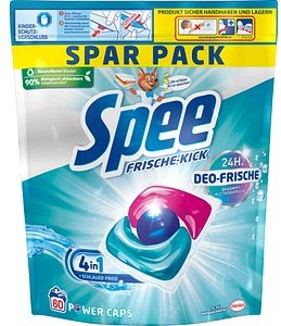 Spee FRISCHE-KICK 4in1 Waschmittel Caps, 2x 60 St.