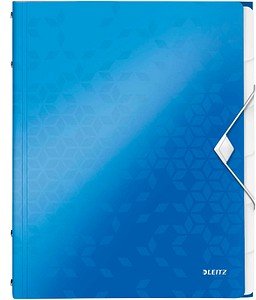 AKTION: LEITZ Ordnungsmappe WOW 4633 6 Fächer blau mit Prämie nach Registrierung