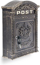 Thumbnail - relaxdays Briefkasten Antik 10020107_490 bronze