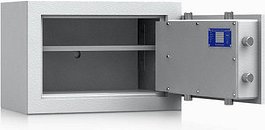 ISS Tresor 40001 München Sicherheitsstufe 1 nach EN 1143-1 lichtgrau 49,6 x 30,0 x 33,6 cm