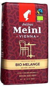 Julius Meinl Bio Vienna Melange Bio-Kaffeebohnen, Arabicabohnen 900,0 g