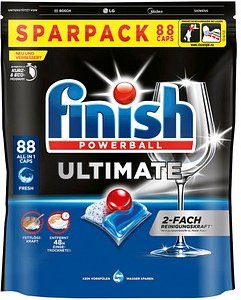 finish POWERBALL ULTIMATE Spülmaschinentabs 88 St.